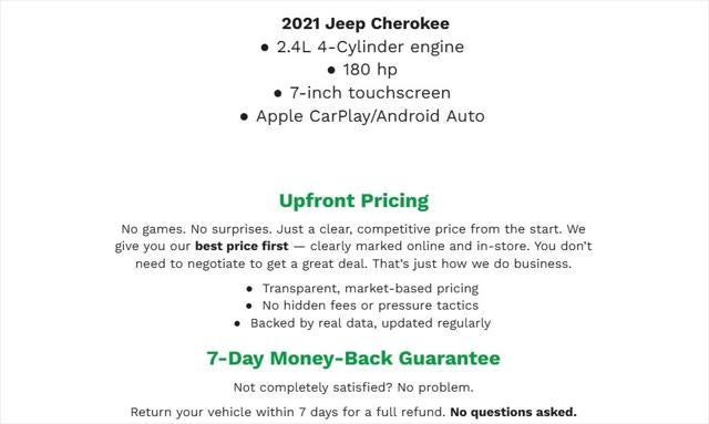 2021 Jeep CHEROKEE SPORT UTILITY