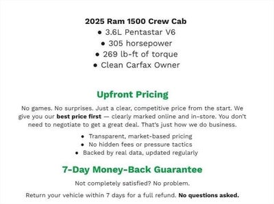 2025 RAM 1500 Big Horn 4x4 Crew Cab 5'7 Box
