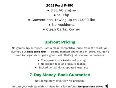 2021 Ford F-150 XLT 4WD SuperCrew 5.5' Box