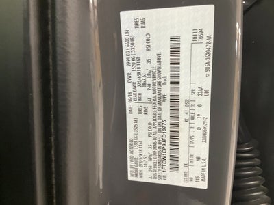 2018 Ford F-150 Lariat 4WD SuperCrew 5.5' Box