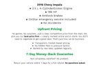 2016 Chevrolet Impala 4dr Sdn LT w/2LT