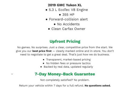 2019 GMC Yukon XL 4WD 4dr Denali