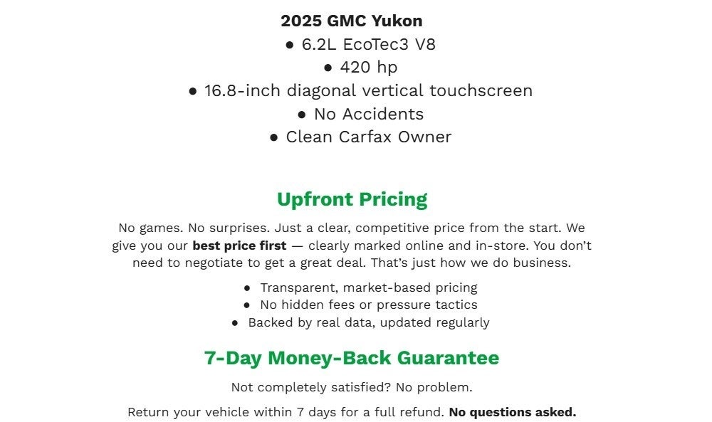 2025 GMC Yukon XL 4WD 4dr Denali Ultimate