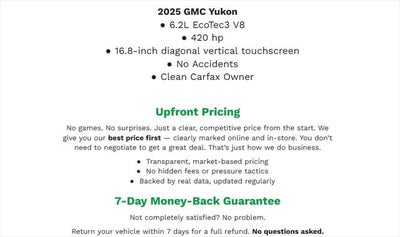 2025 GMC Yukon XL 4WD 4dr Denali Ultimate