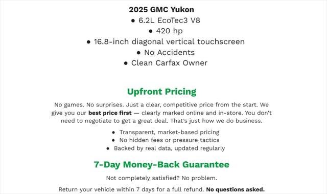 2025 GMC Yukon XL 4WD 4dr Denali Ultimate