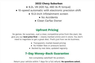 2022 Chevrolet Suburban 4WD 4dr High Country