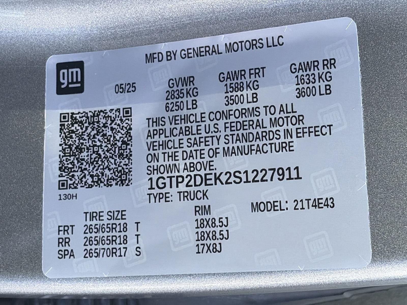 2025 GMC Canyon 4WD Crew Cab AT4