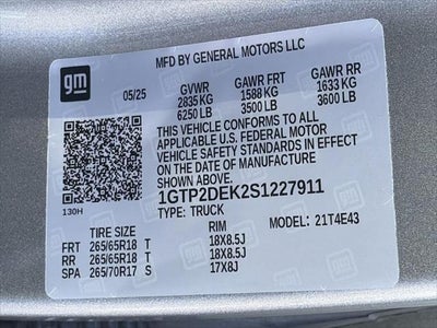 2025 GMC Canyon 4WD Crew Cab AT4