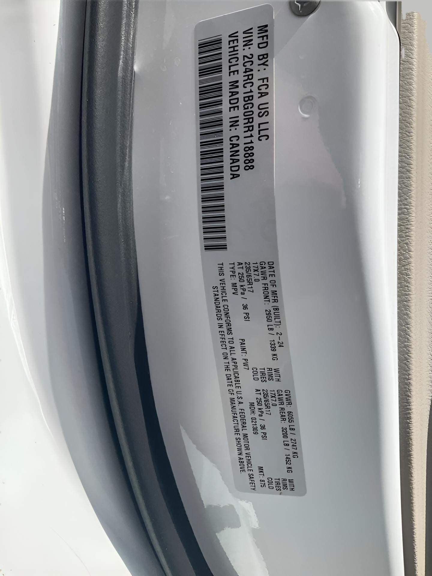 2024 Chrysler Pacifica Touring L FWD