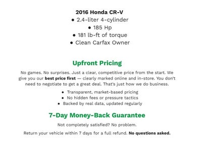 2016 Honda CR-V AWD 5dr EX