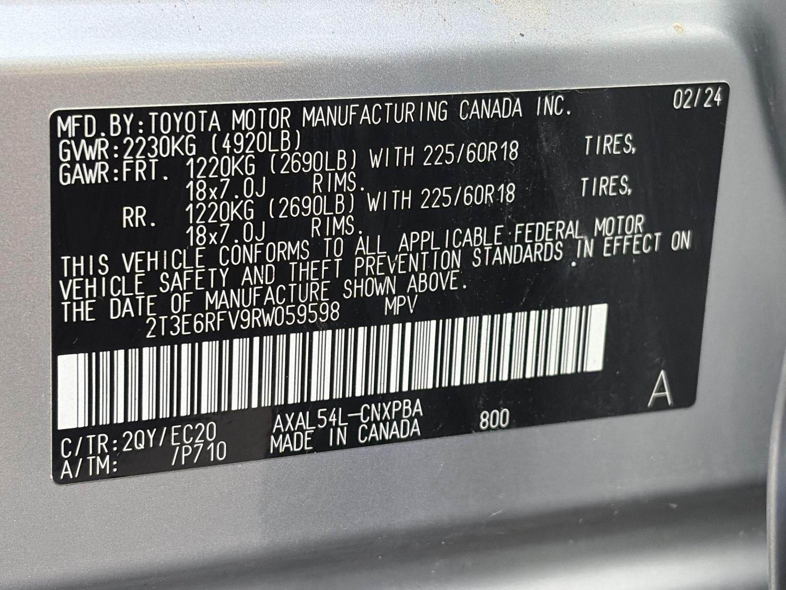 2024 Toyota RAV4 Hybrid XSE AWD