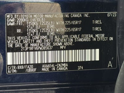 2023 Toyota RAV4 XLE AWD