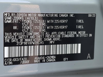 2023 Toyota RAV4 XLE AWD