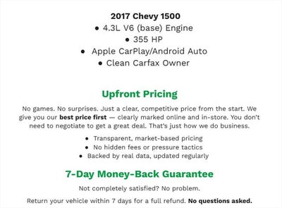 2017 Chevrolet Silverado 1500 4WD Crew Cab 143.5 LT w/2LT