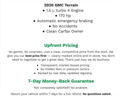 2020 GMC Terrain AWD 4dr SLT