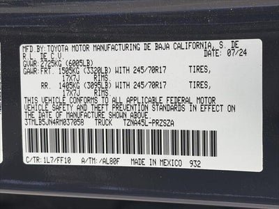2024 Toyota TACOMA 4WD SR5