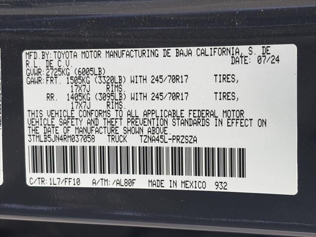 2024 Toyota TACOMA 4WD SR5