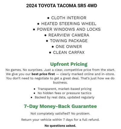 2024 Toyota TACOMA 4WD SR5