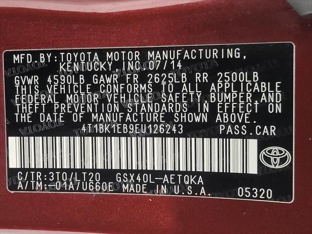 2014 Toyota Avalon 4dr Sdn XLE Touring