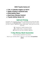 2025 Toyota CAMRY SEDAN