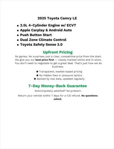 2025 Toyota CAMRY SEDAN