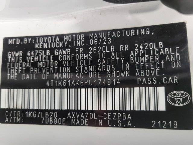 2023 Toyota Camry XSE Auto