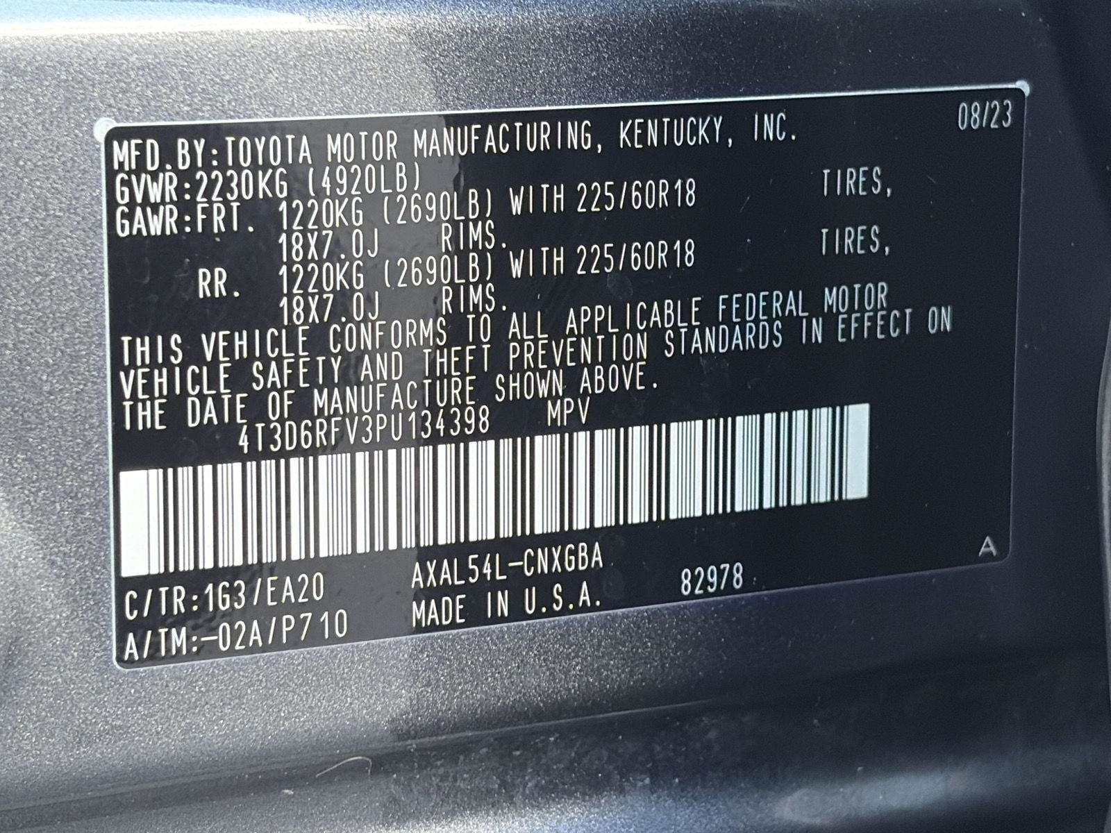 2023 Toyota RAV4 Hybrid Limited AWD