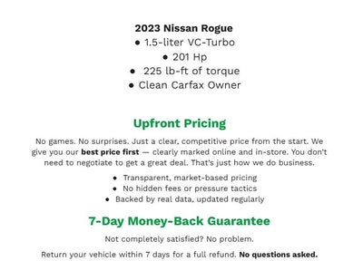 2023 Nissan Rogue AWD SV