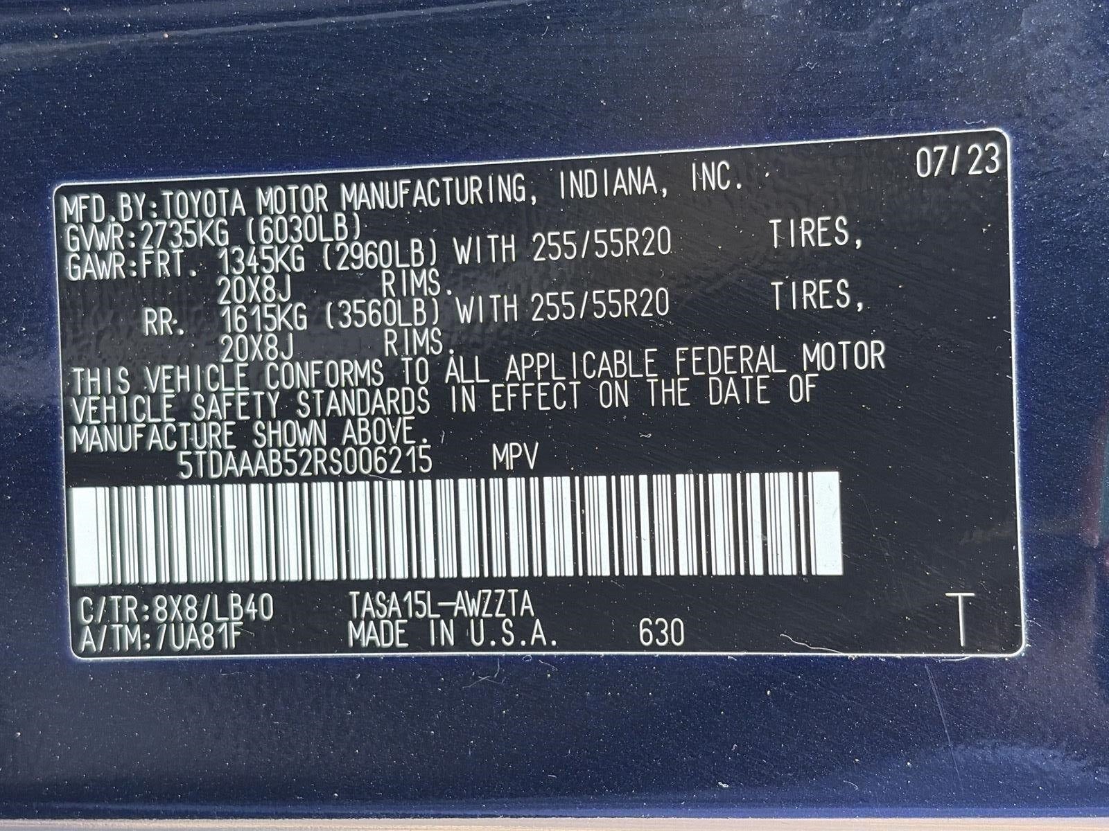 2024 Toyota Grand Highlander Platinum AWD