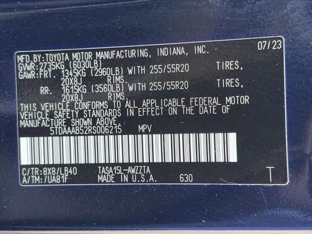 2024 Toyota Grand Highlander Platinum AWD