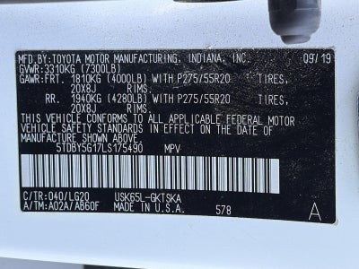2020 Toyota Sequoia TRD Sport 4WD