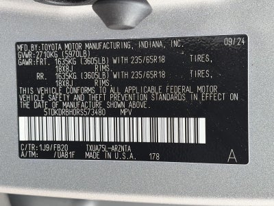 2024 Toyota Highlander LE AWD