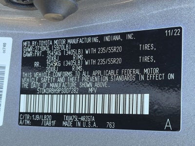 2023 Toyota Highlander Limited AWD
