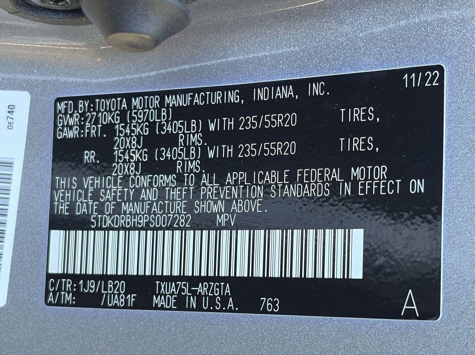 2023 Toyota Highlander Limited AWD