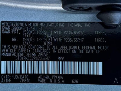 2024 Toyota SIENNA PASSENGER VAN