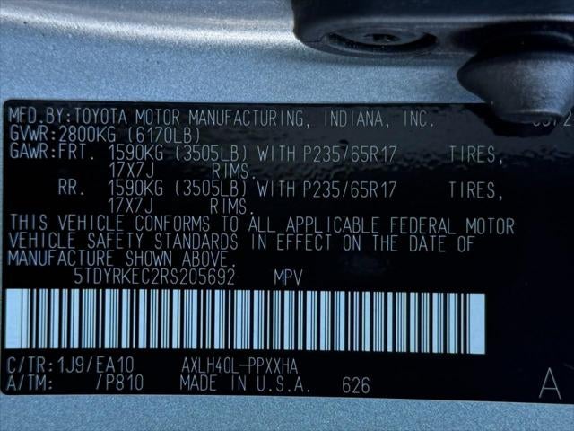 2024 Toyota SIENNA PASSENGER VAN