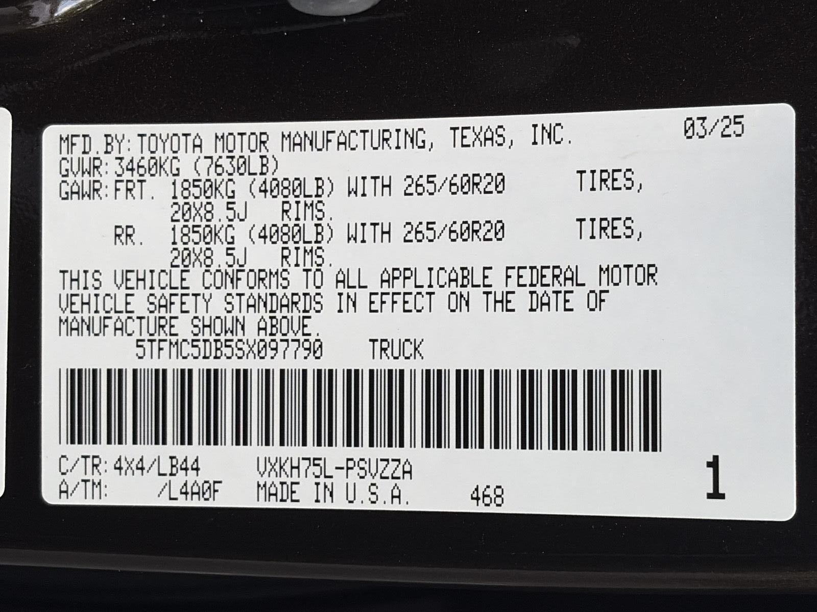 2025 Toyota Tundra 1794 Edition - Photo 29