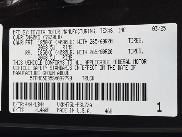 2025 Toyota Tundra 1794 Edition - Photo 58