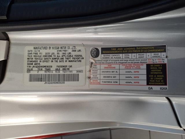 2016 Nissan 370Z 2dr Cpe Auto