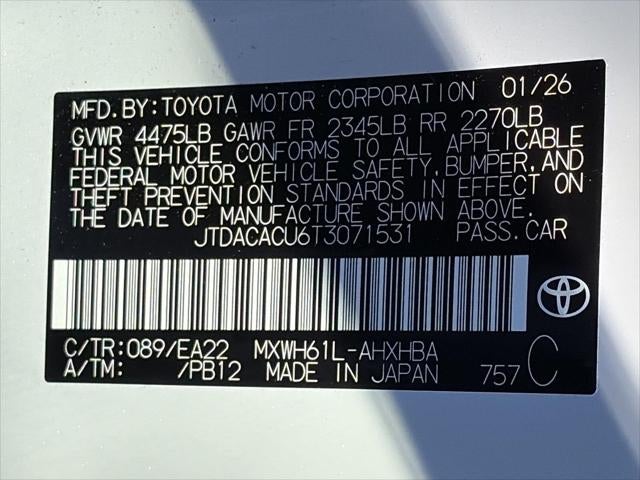 2026 Toyota Prius Plug-In Hybrid XSE Premium