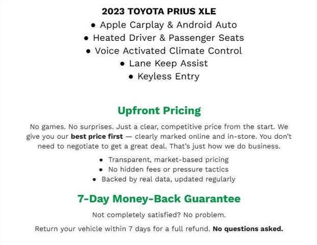 2023 Toyota Prius XLE AWD