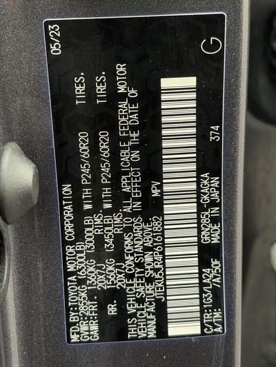 2023 Toyota 4Runner Limited 4WD