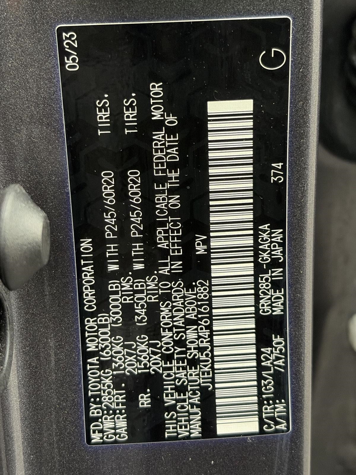 2023 Toyota 4Runner Limited 4WD
