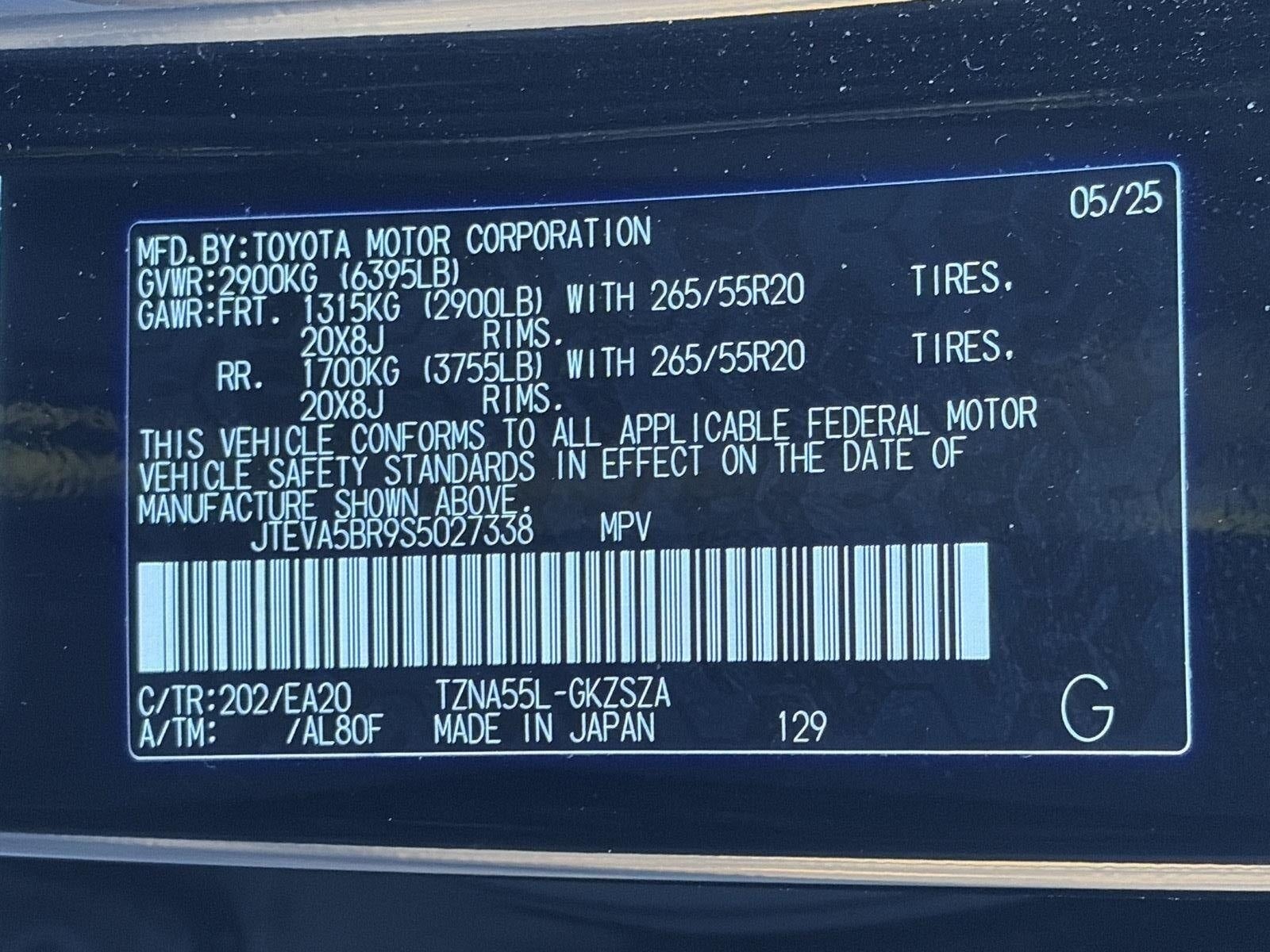 2025 Toyota 4Runner TRD Sport Premium 4WD