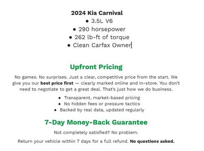 2024 Kia Carnival LX FWD