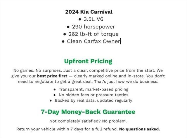 2024 Kia Carnival LX FWD