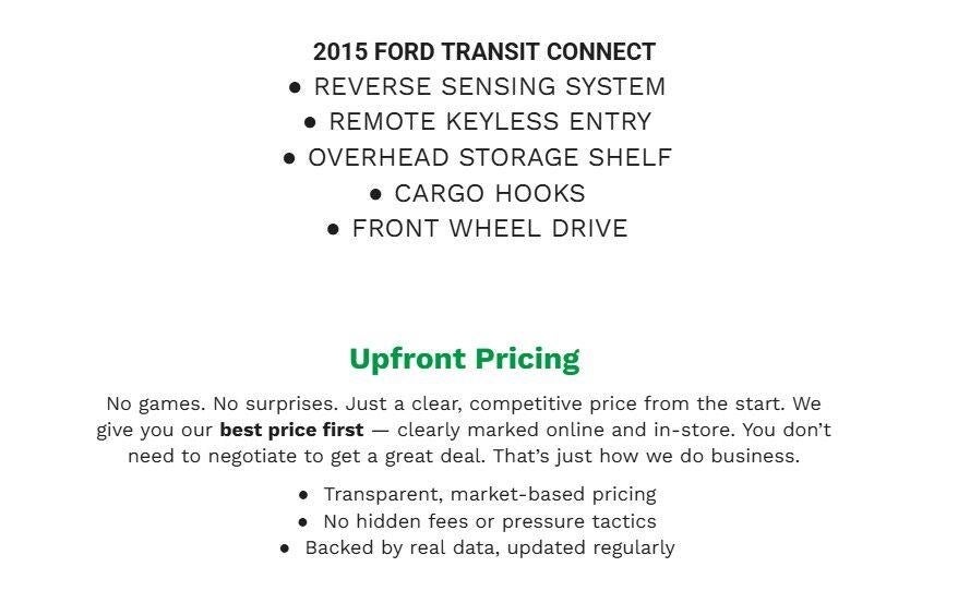 2015 Ford Transit Connect Wagon 4dr Wgn LWB XLT