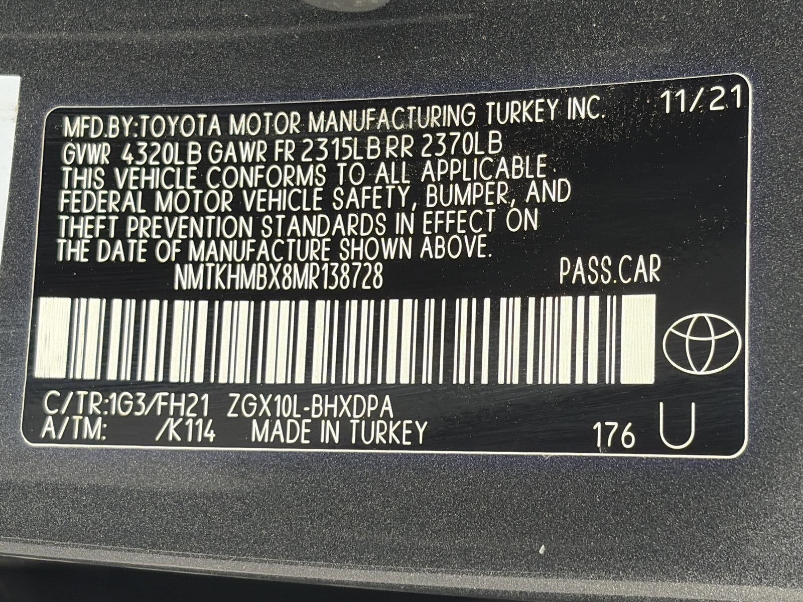 2021 Toyota C-HR LE FWD