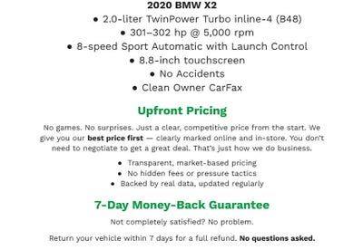 2020 BMW X2 M35i Sports Activity Coupe