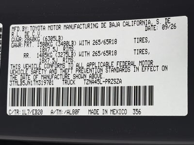 2026 Toyota Tacoma Limited